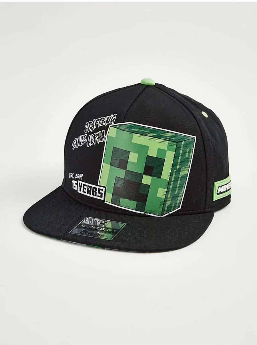 "Minecraft Cap for Boys | George at Asda | Official Slogan Design | Kids Gaming Hat"