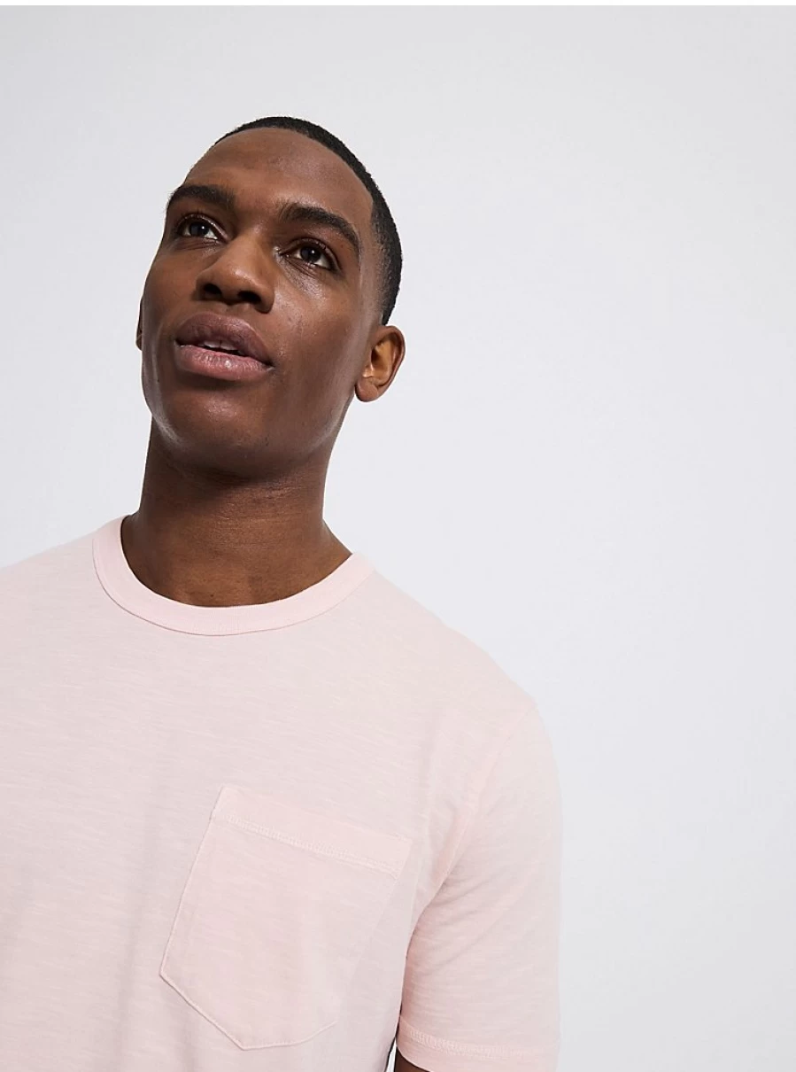 "George at Asda Men's Light Pink Pocket T-Shirt | Comfort Fit Casual Tee"