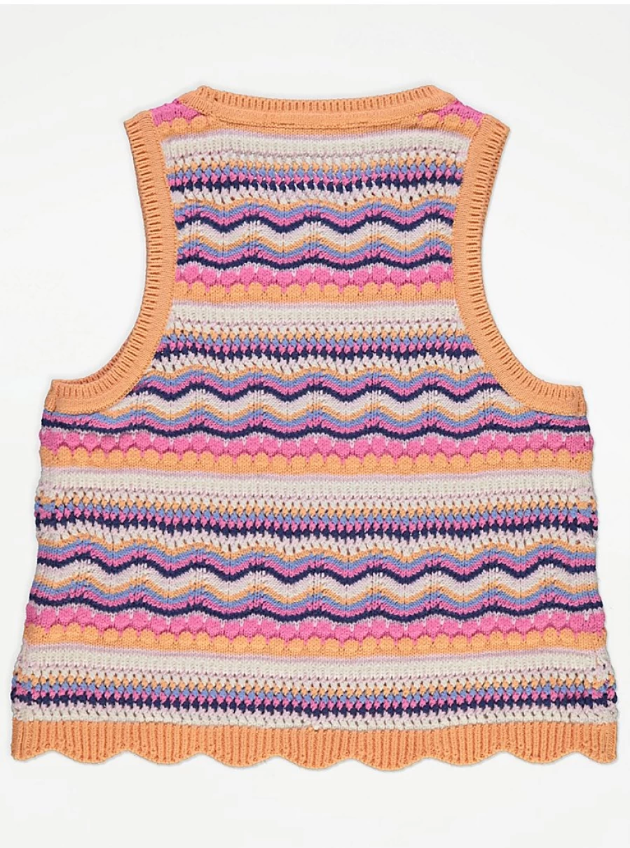 "Bright Crochet Scallop Edge Cami And Shorts Outfit for Girls | George at Asda Reviews"