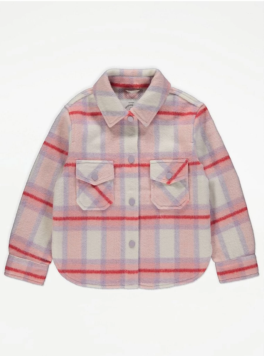 "George at Asda Kids Lilac Checked Shacket – Reviews & Buying Guide"