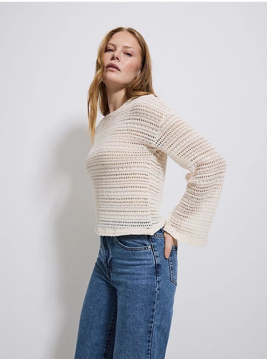 "George at Asda Women's Cream Crochet Knitted Jumper | Soft Comfortable Sweater Review"