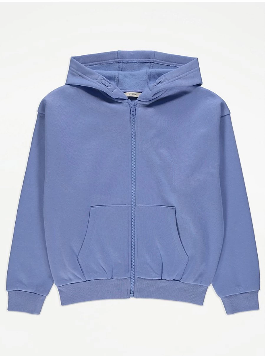 "George at Asda Kids Blue Zip Up Hoodie | Comfortable & Stylish Review"
