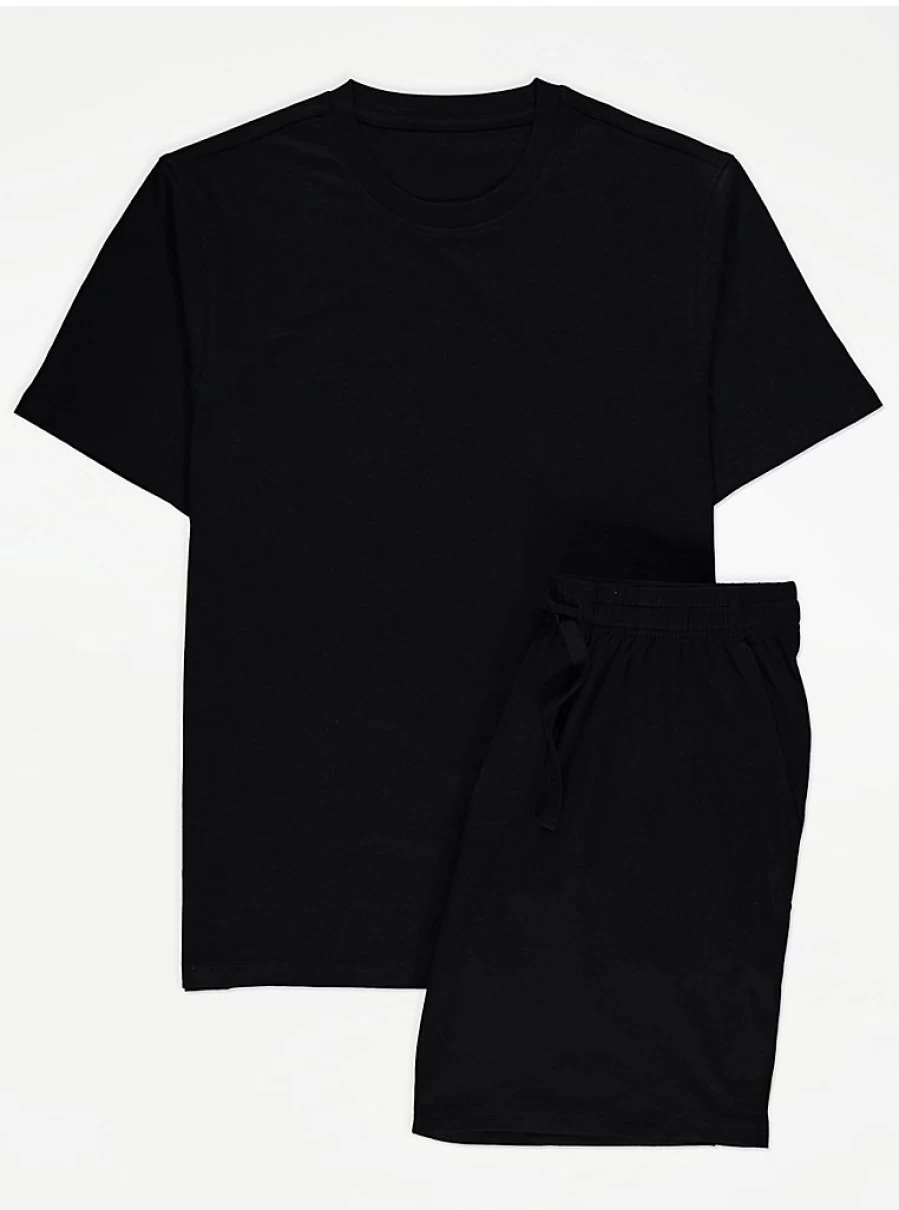 "George at Asda Men's Black Short Pyjamas – Comfort & Style Review"
