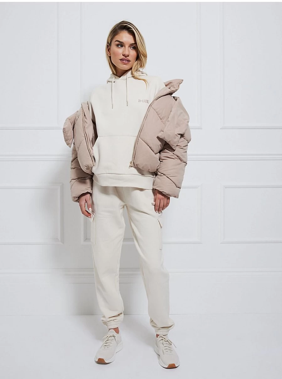"George at Asda Women's B-Lux Joggers by Billie Faiers | Cream Comfort Fit Lounge Pants"