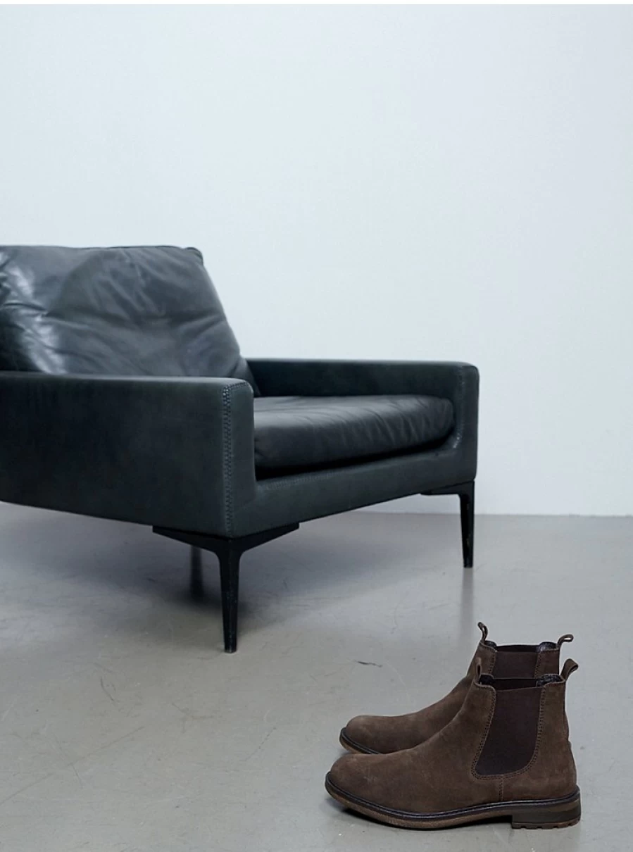 Men's Brown Suede Chelsea Boots by George at Asda – Comfortable & Stylish Studio Edit Collection