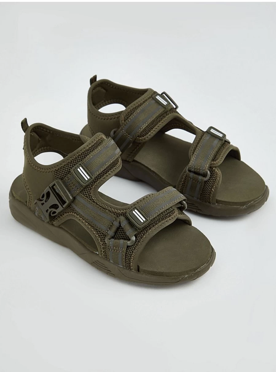 "George at Asda Boys' Khaki Chunky Trekker Sandals – Durable Kids' Hiking Sandals Review"