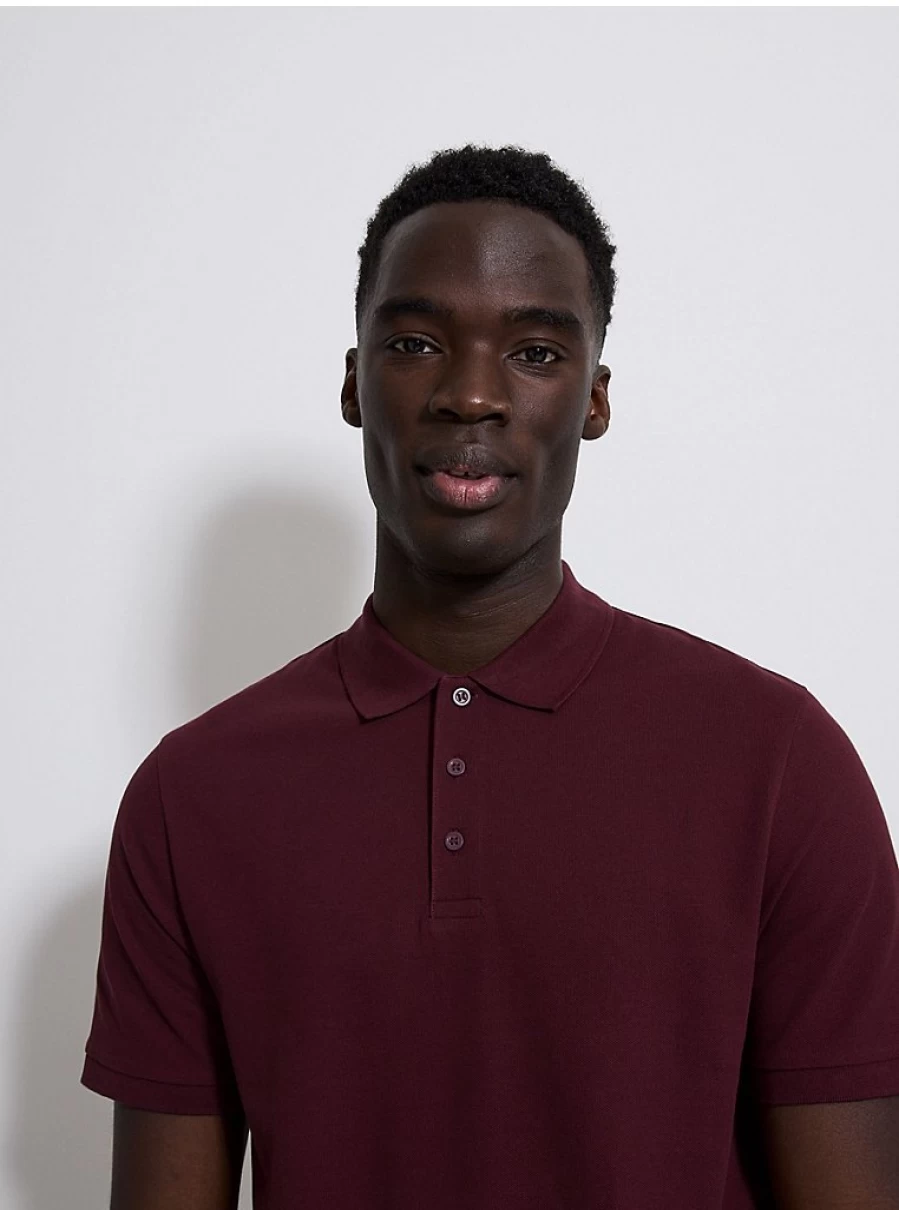 Men's Burgundy Polo Shirt Review | George at Asda | Comfort & Style