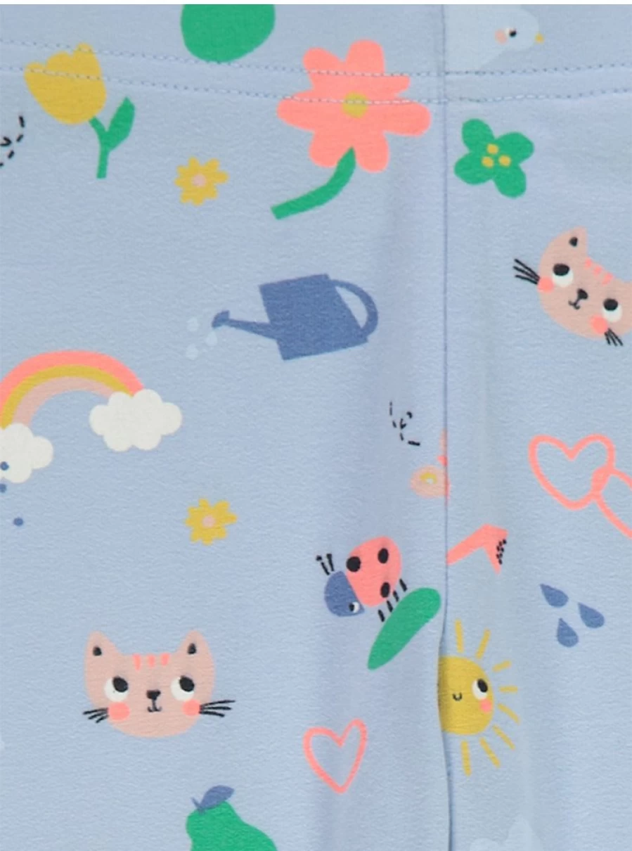 "George at Asda Kids' Pale Blue Rainbow Gardening Leggings – Comfortable & Fun Review"