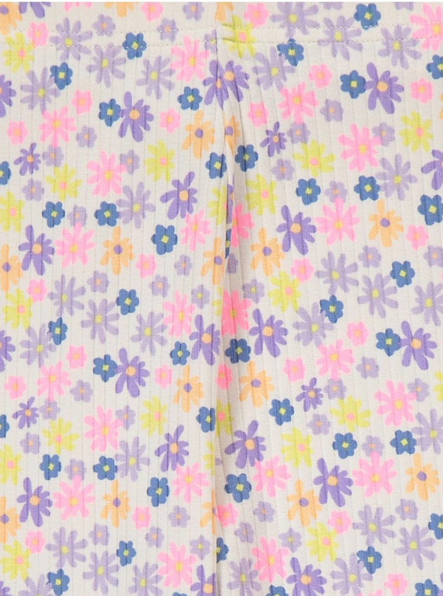 "George at Asda Kids' Ditsy Floral Ribbed Leggings – Comfort & Style Review"