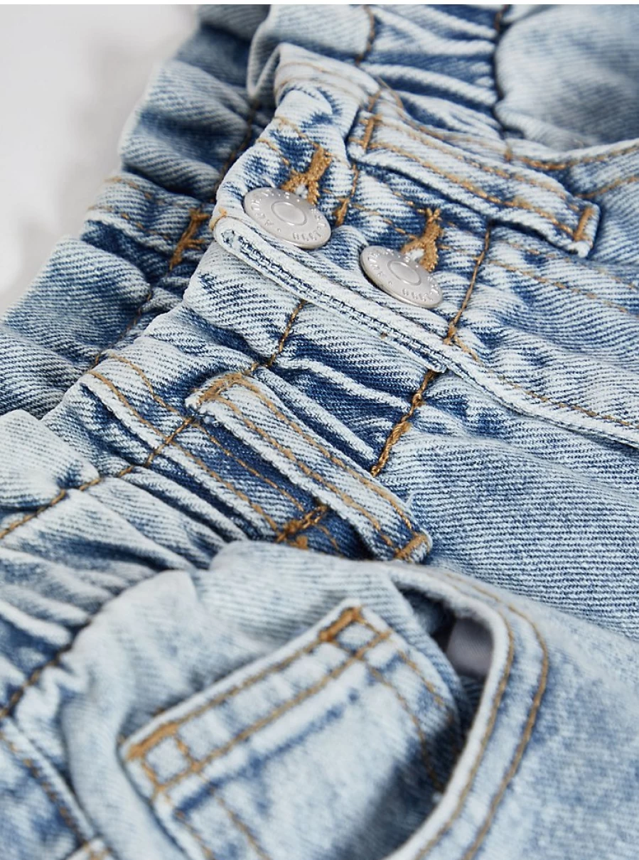 "George at Asda Kids Blue Faded Light Wash Paper Bag Jeans Review"