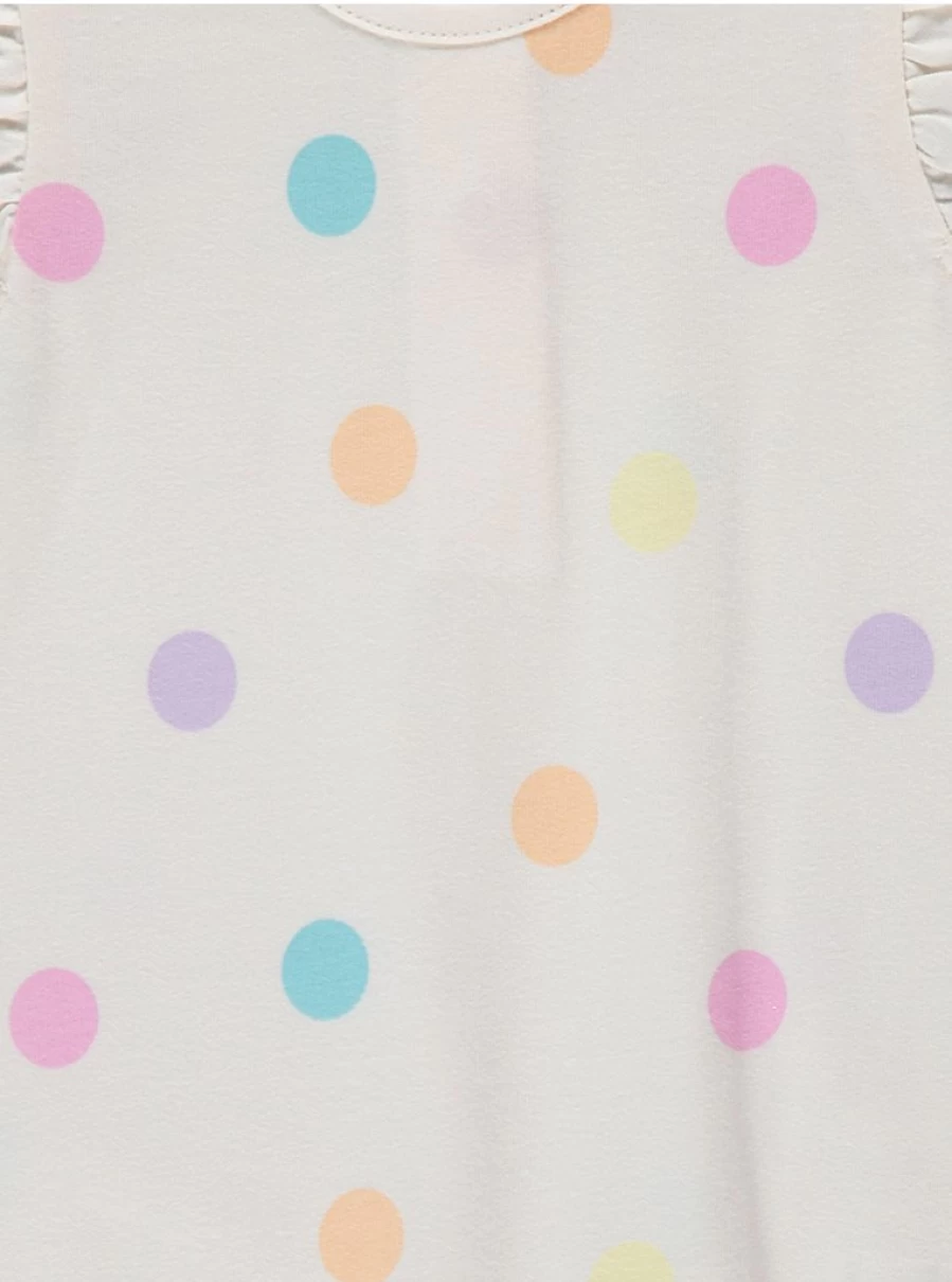 2 Pack Floral & Polka Dot Frill Rompers for Baby by George at Asda | Cute & Comfortable Outfits