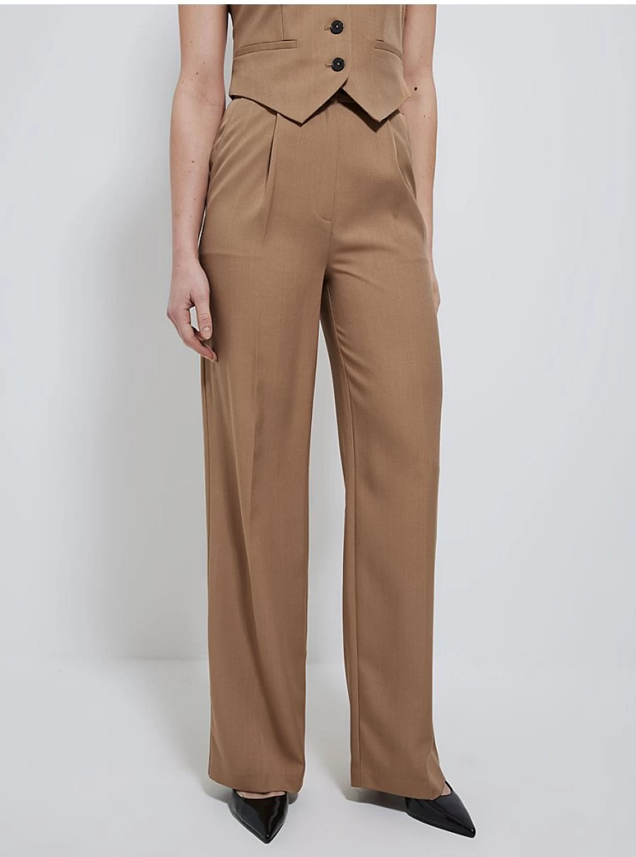 "George at Asda Women's Camel Wide Leg Trousers – Comfort & Style Review"