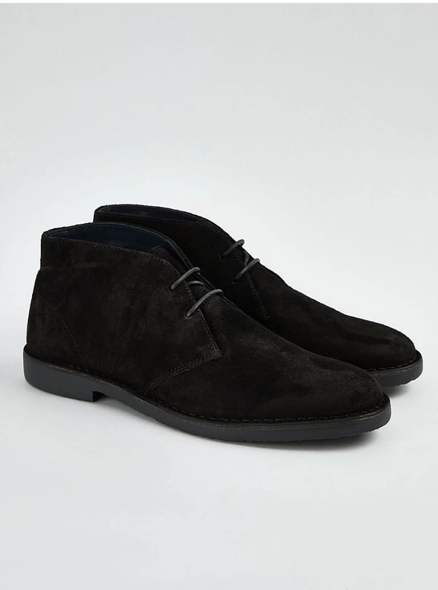 Men's Black Premium Suede Desert Boots by George at Asda – Comfort & Style Review