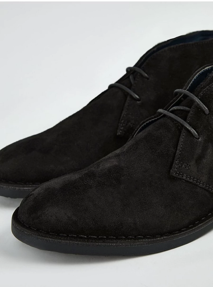 Men's Black Premium Suede Desert Boots by George at Asda – Comfort & Style Review