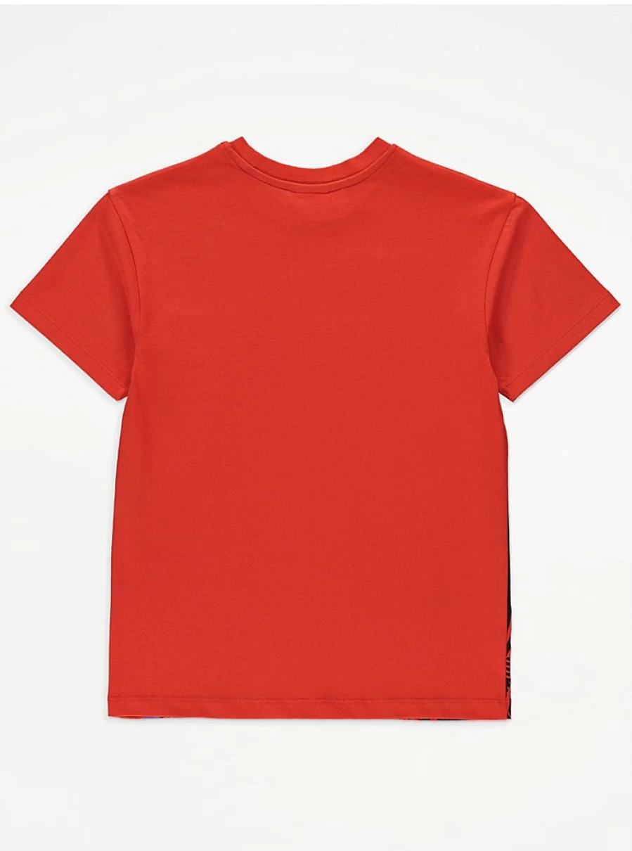 "George at Asda Boys' Marvel Spider-Man Red Graphic T-Shirt | Kids Superhero Tee"