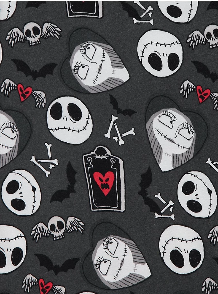 "Men's Nightmare Before Christmas Heart Pajama Bottoms by George at Asda | Lounge Pants Review"