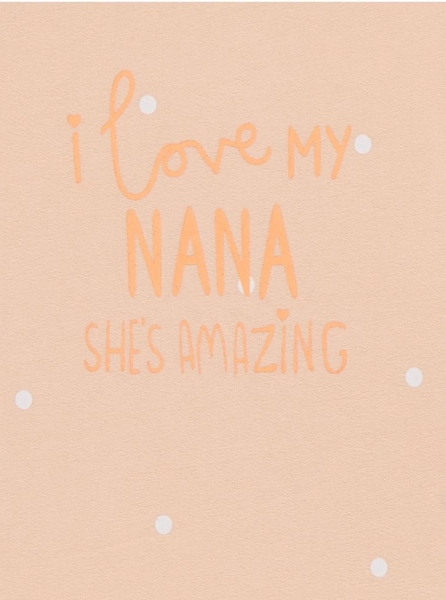 "George at Asda Baby Peach 'I Love My Nana' Dot Print T-Shirt Reviews"