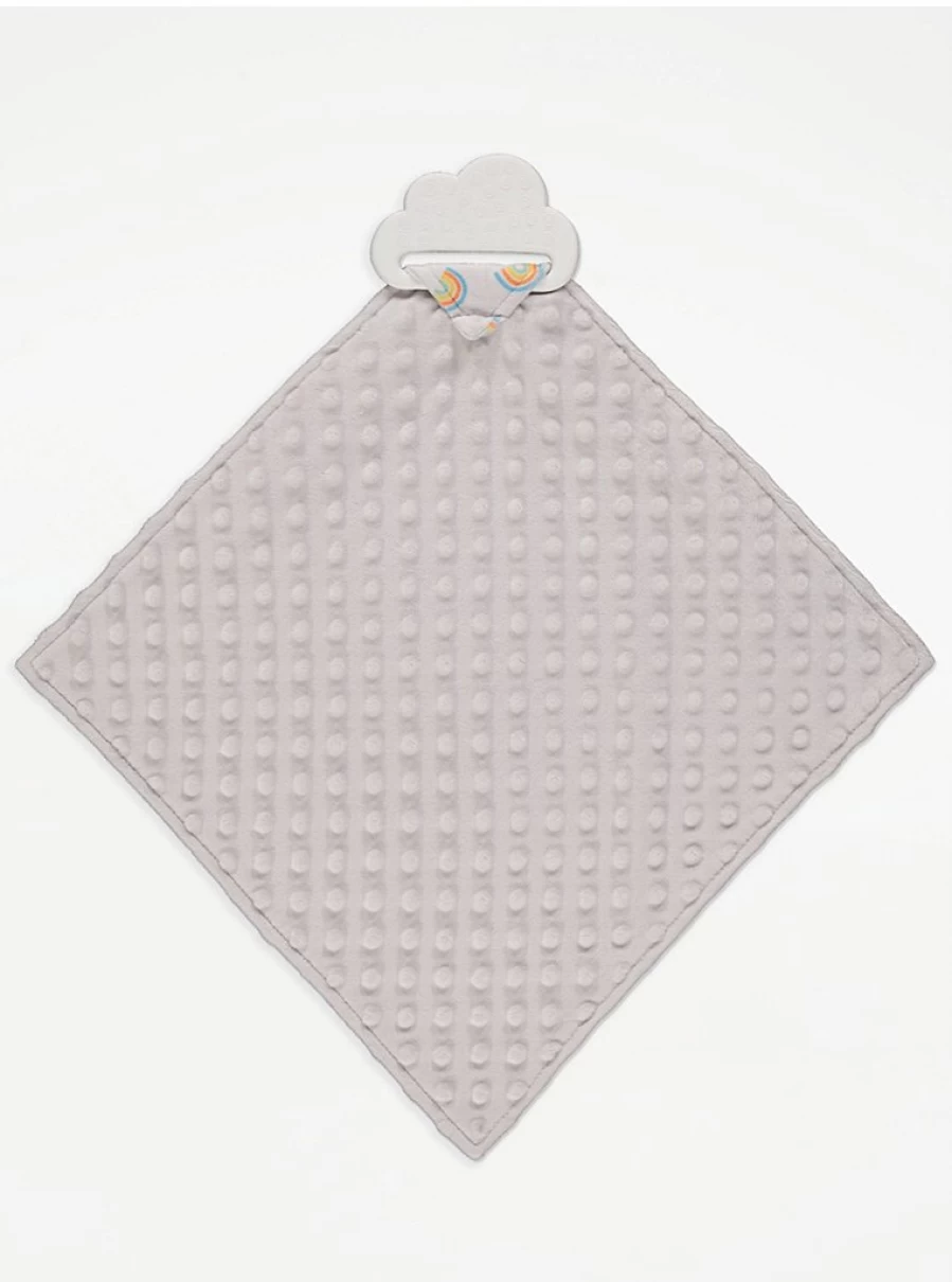 George at Asda Rainbow Cloud Silicone Teether for Babies - Soothing Comforter & Gum Relief Toy