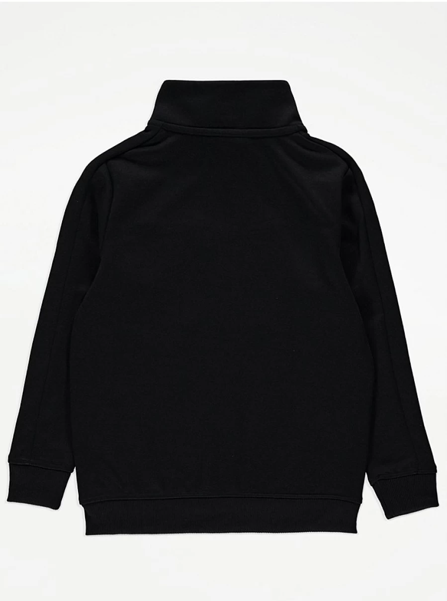 "George at Asda Boys Black Colour Block Zip Up Tracksuit | Unstoppable Kids Sportswear"