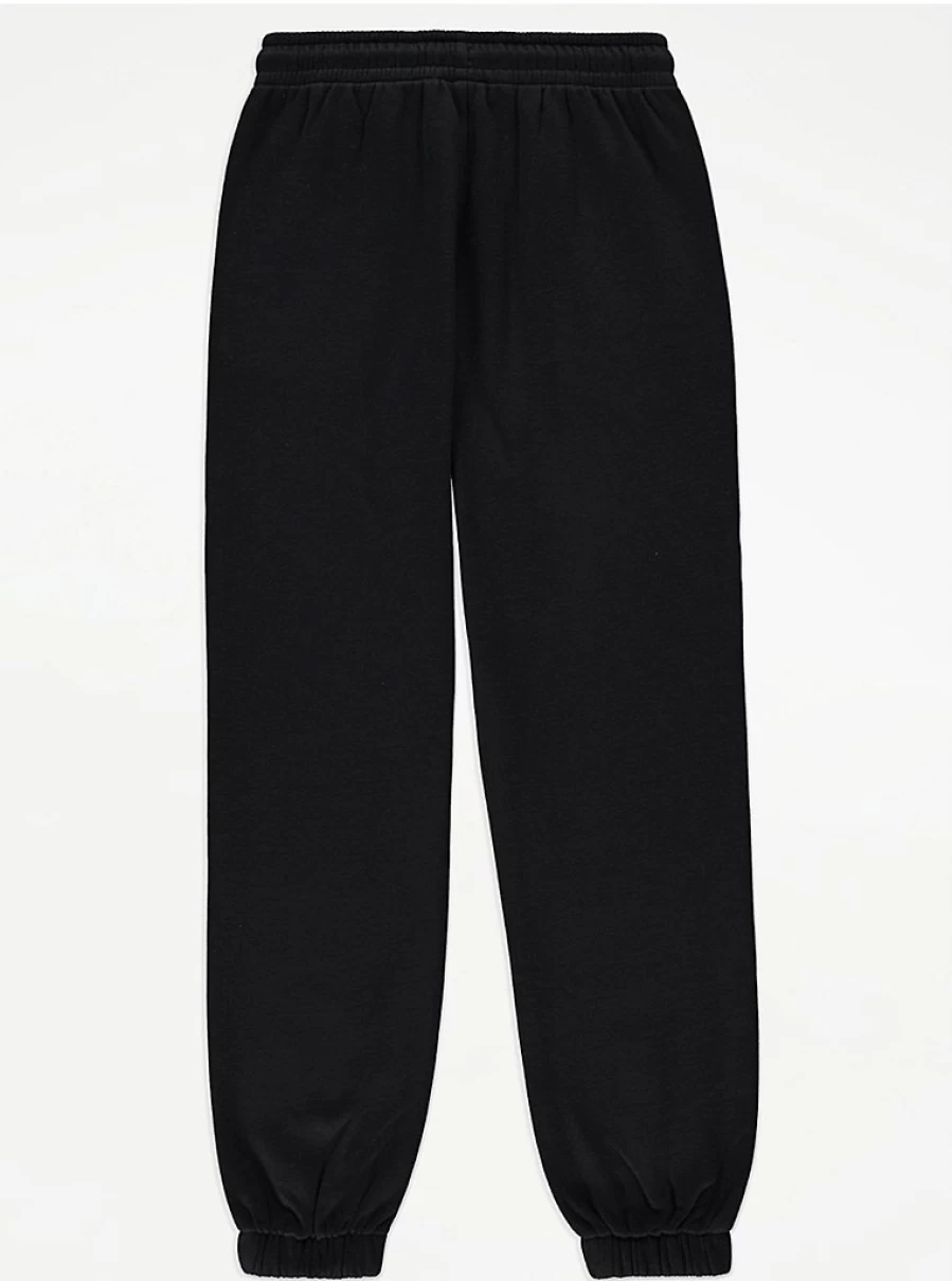 "George at Asda Kids Black Fleece-Lined Joggers - Warm & Comfortable Winter Pants Review"
