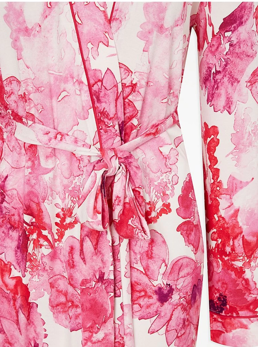 "George at Asda Entice Bright Pink Floral Dressing Gown - Women's Lingerie Robe Review"