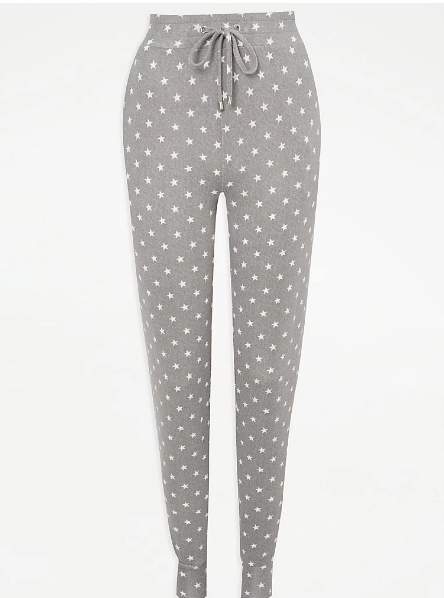 "George at Asda Grey Star Lounge Pants Review | Comfortable Loungewear Bottoms"