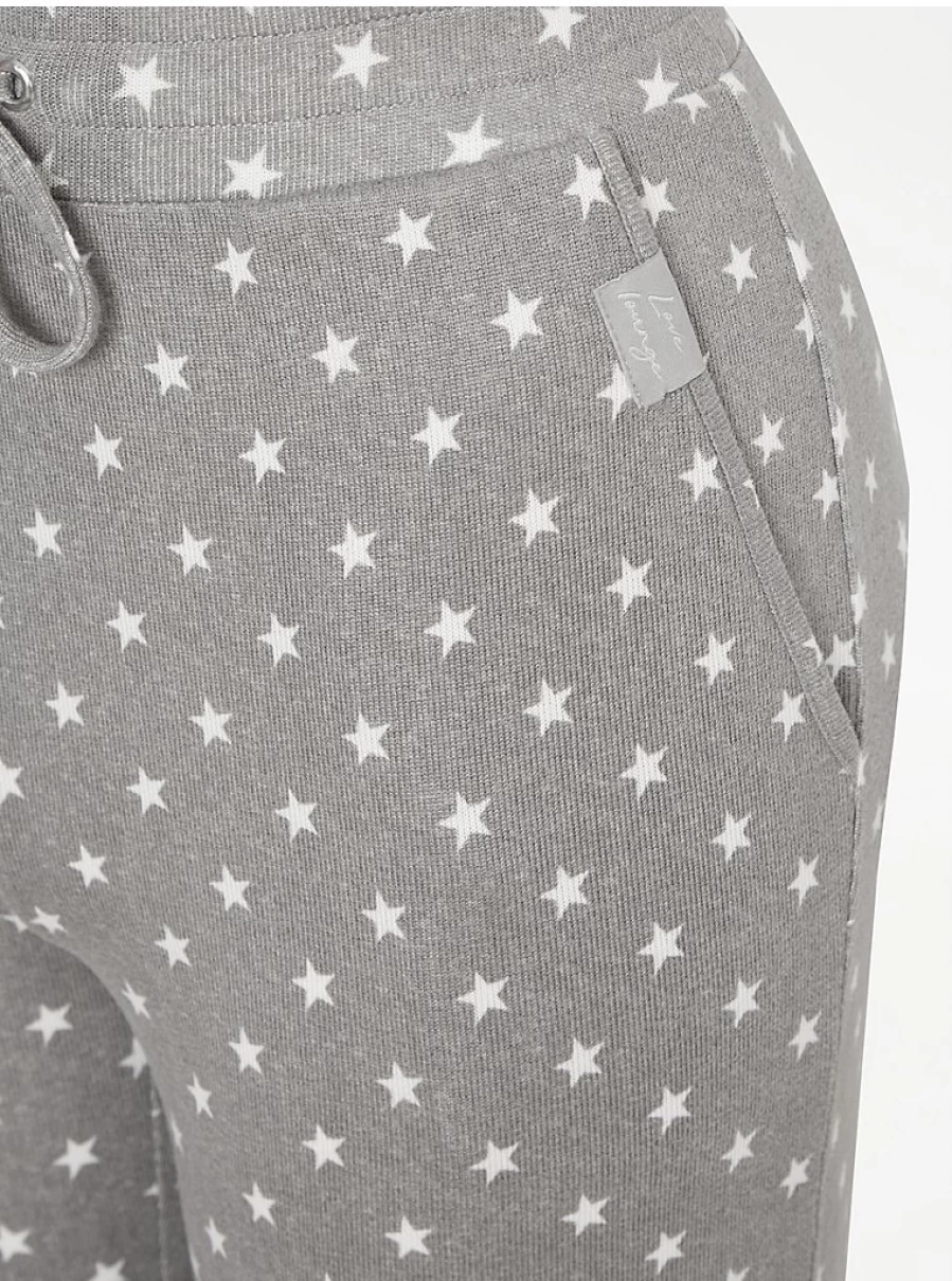 "George at Asda Grey Star Lounge Pants Review | Comfortable Loungewear Bottoms"